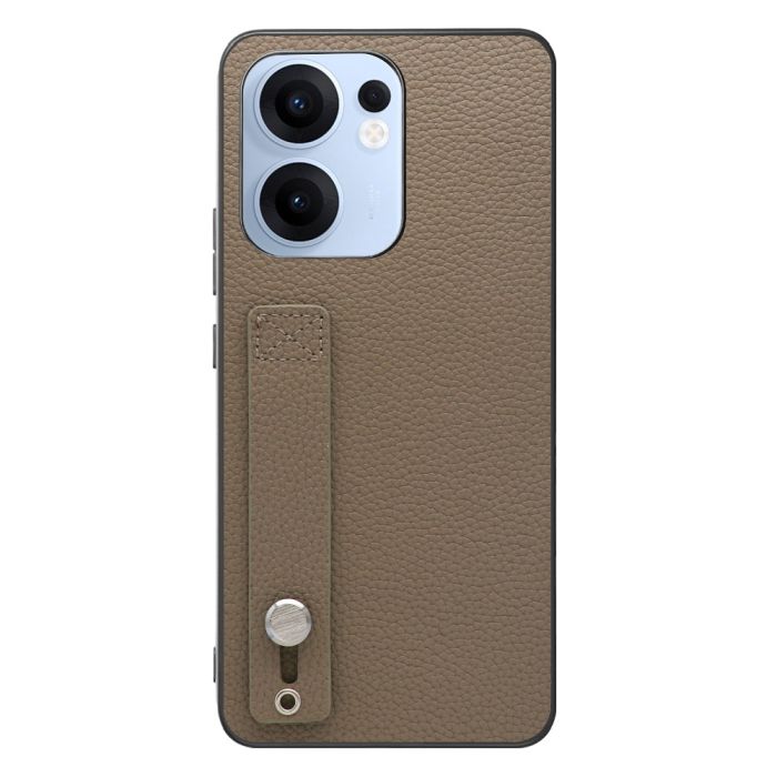 [ LOOF HOLD-SHELL ] OPPO Reno13 A  スマホケース 背面 ケース カバー ハードケース 背面ベルト 本革 ストラップホール [ OPPO Reno13 A ]
