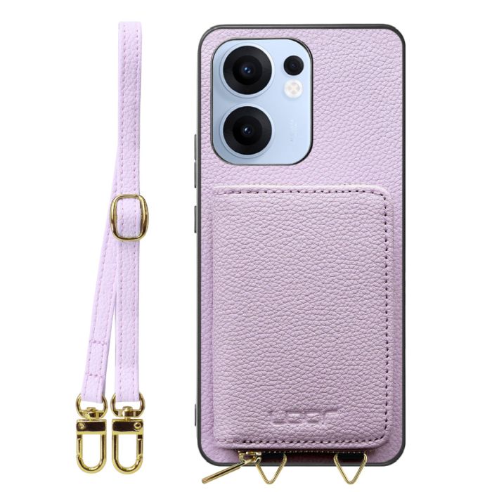 [ LOOF LUXURY-SHELL POUCH ] OPPO Reno13 A  ケース ショルダー スマホショルダー 背面 収納 ポーチ付き カバー スマホケース ストラップ 本革 [ OPPO Reno13 A ]