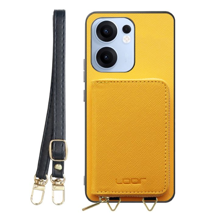 [ LOOF CASUAL-SHELL POUCH ] OPPO Reno13 A  ケース ショルダー スマホショルダー 背面 収納 ポーチ付き カバー スマホケース ストラップ レザー [ OPPO Reno13 A ]
