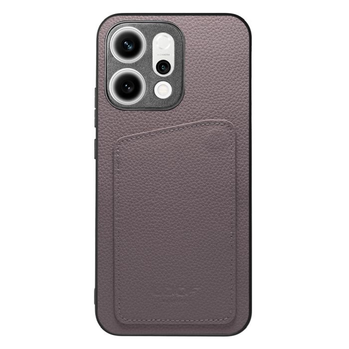 [ LOOF INVISIBLE CARD CASE-SHELL ] OPPO Reno14 5G  スマホケース 背面 ケース カバー 本革 見えない収納 カード 見えない 落ちない マグネット [ OPPO Reno14 5G ]