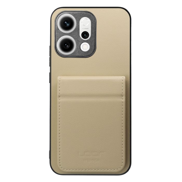 [ LOOF BASIC-SHELL SLIM CARD 2カード ] OPPO Reno14 5G  ケース 背面 カード収納 カード入れ カードポケット カバー スマホケース 薄型 大容量 本革 [ OPPO Reno14 5G ]