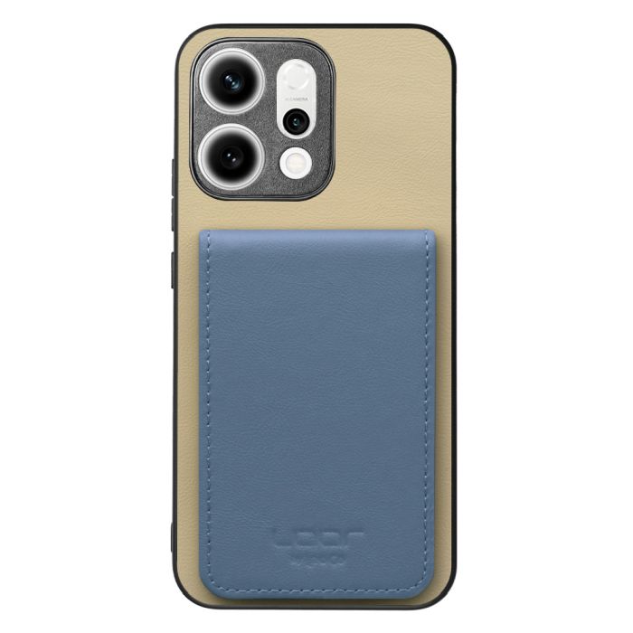 [ LOOF BASIC-SHELL SLIM CARD 4カード ] OPPO Reno14 5G  ケース 背面 カード収納 カード入れ カードポケット カバー スマホケース 薄型 大容量 本革 [ OPPO Reno14 5G ]