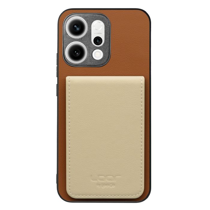 [ LOOF BASIC-SHELL SLIM CARD 4カード ] OPPO Reno14 5G  ケース 背面 カード収納 カード入れ カードポケット カバー スマホケース 薄型 大容量 本革 [ OPPO Reno14 5G ]