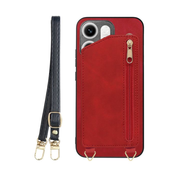 [ LOOF SHOULDER-FLIP ] OPPO Reno14 5G  スマホケース 背面 ケース カバー ハードケース ショルダー スマホショルダー ストラップ 肩掛け 首掛け カード収納 [ OPPO Reno14 5G ]