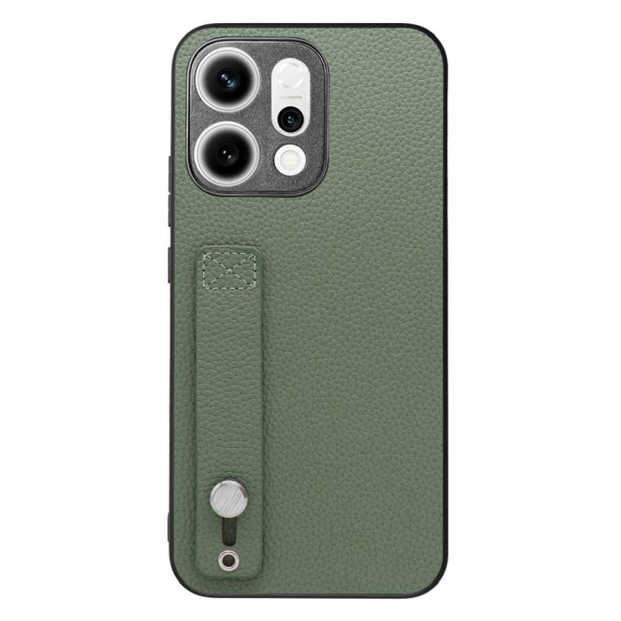 [ LOOF HOLD-SHELL ] OPPO Reno14 5G  スマホケース 背面 ケース カバー ハードケース 背面ベルト 本革 ストラップホール [ OPPO Reno14 5G ]
