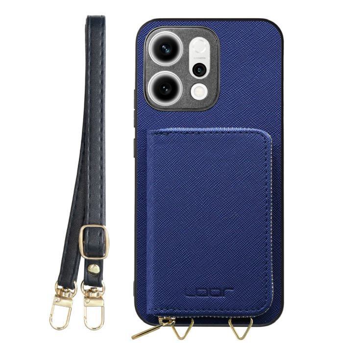 [ LOOF CASUAL-SHELL POUCH ] OPPO Reno14 5G  ケース ショルダー スマホショルダー 背面 収納 ポーチ付き カバー スマホケース ストラップ レザー [ OPPO Reno14 5G ]
