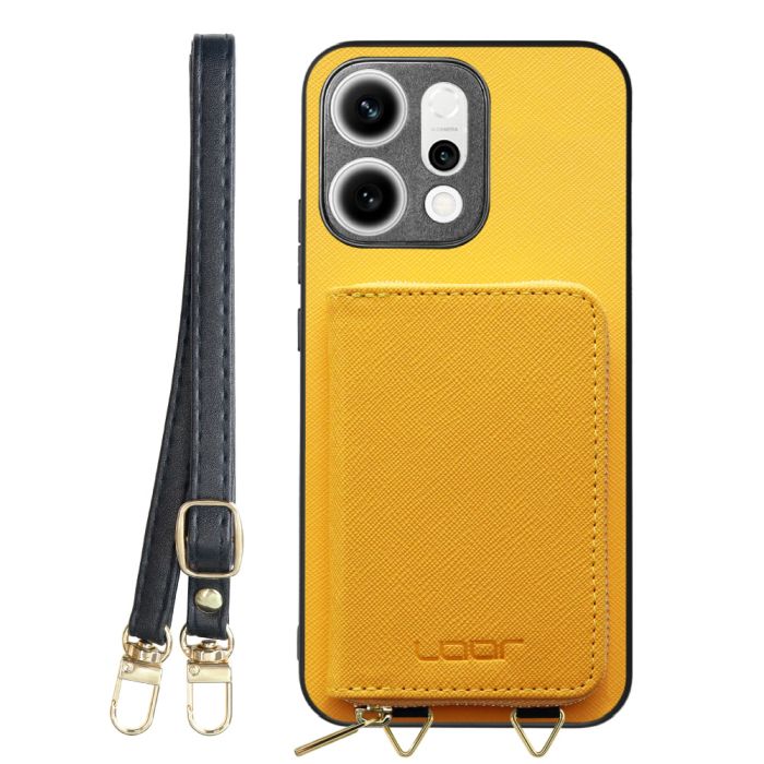 [ LOOF CASUAL-SHELL POUCH ] OPPO Reno14 5G  ケース ショルダー スマホショルダー 背面 収納 ポーチ付き カバー スマホケース ストラップ レザー [ OPPO Reno14 5G ]