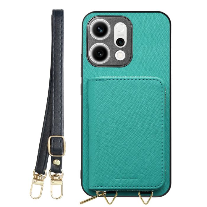 [ LOOF CASUAL-SHELL POUCH ] OPPO Reno14 5G  ケース ショルダー スマホショルダー 背面 収納 ポーチ付き カバー スマホケース ストラップ レザー [ OPPO Reno14 5G ]