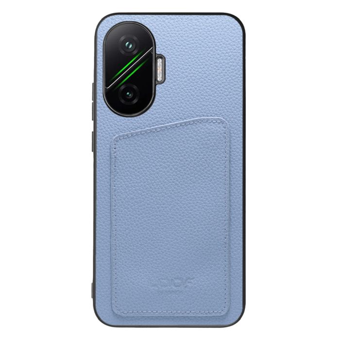 [ LOOF INVISIBLE CARD CASE-SHELL ] POCO F7 Xiaomi シャオミ スマホケース 背面 ケース カバー 本革 見えない収納 カード 見えない 落ちない マグネット [ POCO F7 ]