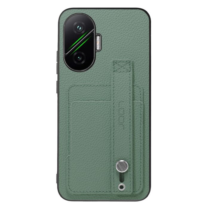 [ LOOF HOLD-SHELL CARD ] POCO F7 Xiaomi シャオミ スマホケース 背面 ケース カバー ハードケース 背面ベルト カード入れ 本革 ストラップホール [ POCO F7 ]