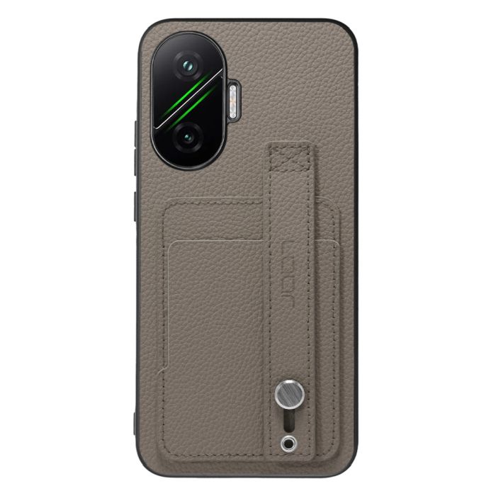 [ LOOF HOLD-SHELL CARD ] POCO F7 Xiaomi シャオミ スマホケース 背面 ケース カバー ハードケース 背面ベルト カード入れ 本革 ストラップホール [ POCO F7 ]
