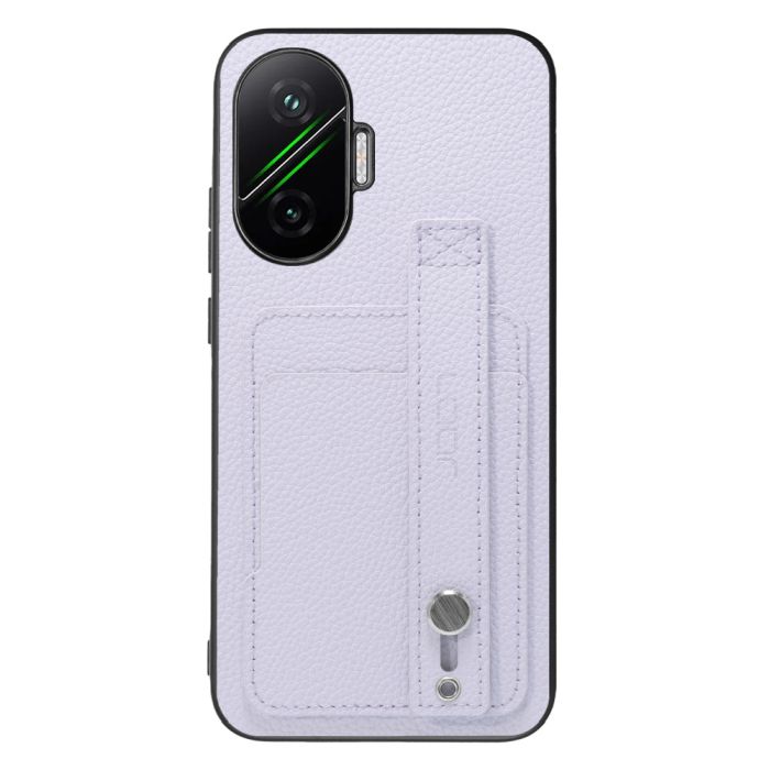 [ LOOF HOLD-SHELL CARD ] POCO F7 Xiaomi シャオミ スマホケース 背面 ケース カバー ハードケース 背面ベルト カード入れ 本革 ストラップホール [ POCO F7 ]