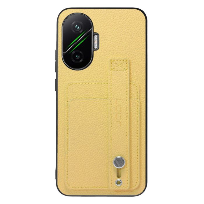 [ LOOF HOLD-SHELL CARD ] POCO F7 Xiaomi シャオミ スマホケース 背面 ケース カバー ハードケース 背面ベルト カード入れ 本革 ストラップホール [ POCO F7 ]