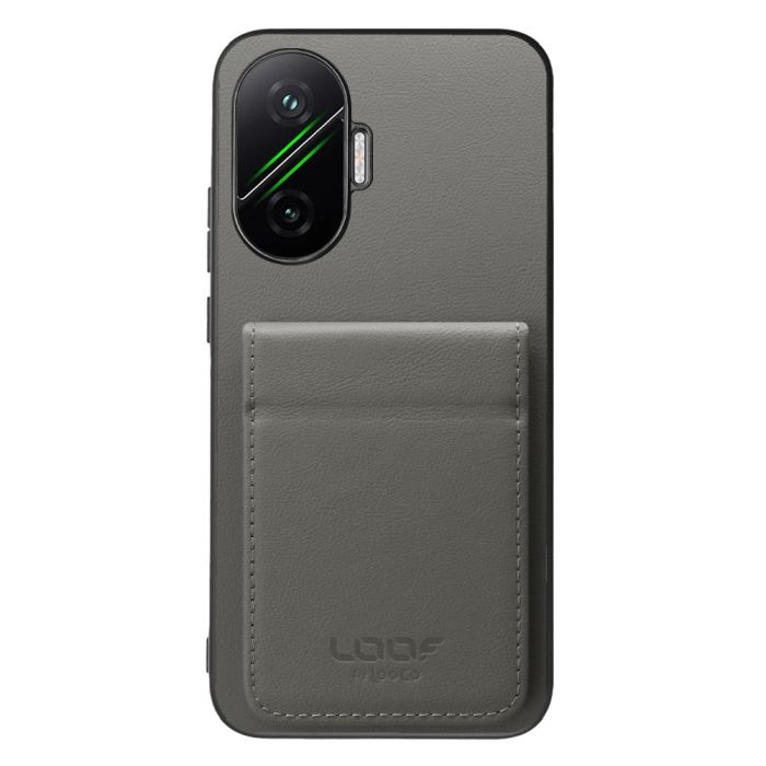[ LOOF BASIC-SHELL SLIM CARD 2カード ] POCO F7 Xiaomi シャオミ ケース 背面 カード収納 カード入れ カードポケット カバー スマホケース 薄型 大容量 本革 [ POCO F7 ]