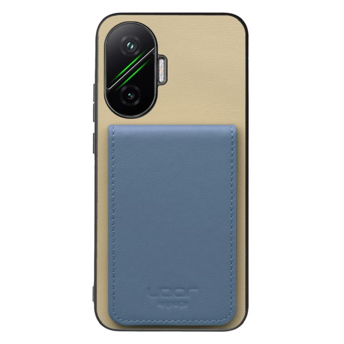 [ LOOF BASIC-SHELL SLIM CARD 4カード ] POCO F7 Xiaomi シャオミ ケース 背面 カード収納 カード入れ カードポケット カバー スマホケース 薄型 大容量 本革 [ POCO F7 ]