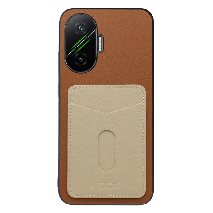 [ LOOF PASS-SHELL (LEATHER Ver.) スライド ] POCO F7 Xiaomi シャオミ スマホケース 背面 ケース カバー ハードケース カード収納 カードホルダー ストラップホール [ POCO F7 ]