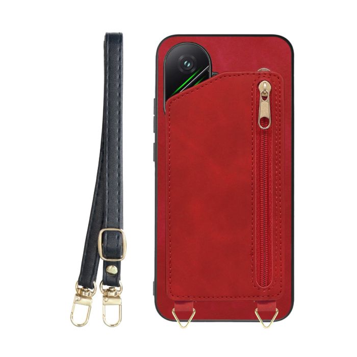 [ LOOF SHOULDER-FLIP ] POCO F7 Xiaomi シャオミ スマホケース 背面 ケース カバー ハードケース ショルダー スマホショルダー ストラップ 肩掛け 首掛け カード収納 [ POCO F7 ]