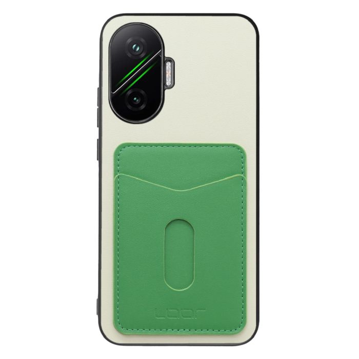 [ LOOF PASS-SHELL スライド] POCO F7 Xiaomi シャオミ スマホケース 背面 ケース カバー ハードケース カード収納 カードホルダー ストラップホール [ POCO F7 ]