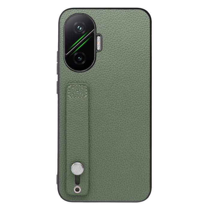 [ LOOF HOLD-SHELL ] POCO F7 Xiaomi シャオミ スマホケース 背面 ケース カバー ハードケース 背面ベルト 本革 ストラップホール [ POCO F7 ]