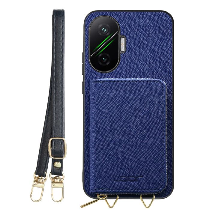 [ LOOF CASUAL-SHELL POUCH ] POCO F7 Xiaomi シャオミ ケース ショルダー スマホショルダー 背面 収納 ポーチ付き カバー スマホケース ストラップ レザー [ POCO F7 ]