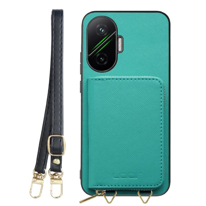 [ LOOF CASUAL-SHELL POUCH ] POCO F7 Xiaomi シャオミ ケース ショルダー スマホショルダー 背面 収納 ポーチ付き カバー スマホケース ストラップ レザー [ POCO F7 ]