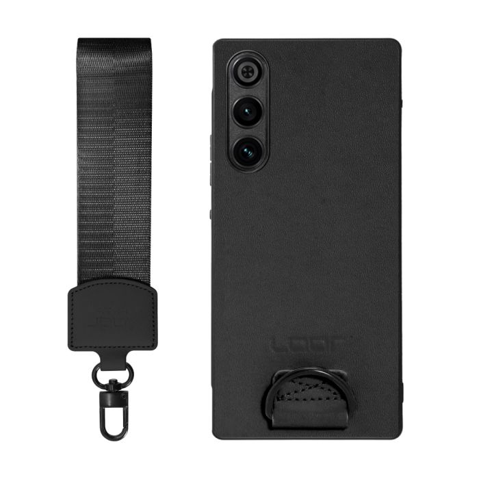 [ LOOF STRAP-SHELL (ショートVer.) ] REDMAGIC 10 Air nubia スマホケース 背面 ケース カバー ハードケース ハンドストラップ  本革 [ REDMAGIC 10 Air ]