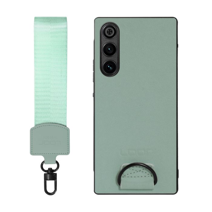 [ LOOF STRAP-SHELL (ショートVer.) ] REDMAGIC 10 Air nubia スマホケース 背面 ケース カバー ハードケース ハンドストラップ  本革 [ REDMAGIC 10 Air ]