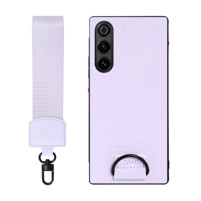 [ LOOF STRAP-SHELL (ショートVer.) ] REDMAGIC 10 Air nubia スマホケース 背面 ケース カバー ハードケース ハンドストラップ  本革 [ REDMAGIC 10 Air ]