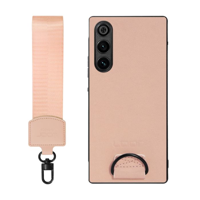 [ LOOF STRAP-SHELL (ショートVer.) ] REDMAGIC 10 Air nubia スマホケース 背面 ケース カバー ハードケース ハンドストラップ  本革 [ REDMAGIC 10 Air ]
