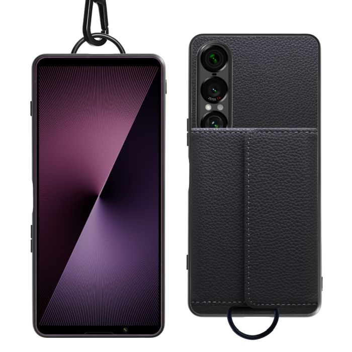 [ LOOF WALLET-SHELL ] Xperia 1 VII SO-51F  ケース カバー スマホケース ショルダー スマホショルダー 本革 背面収納 財布 カード入れ [ Xperia 1 VII ]