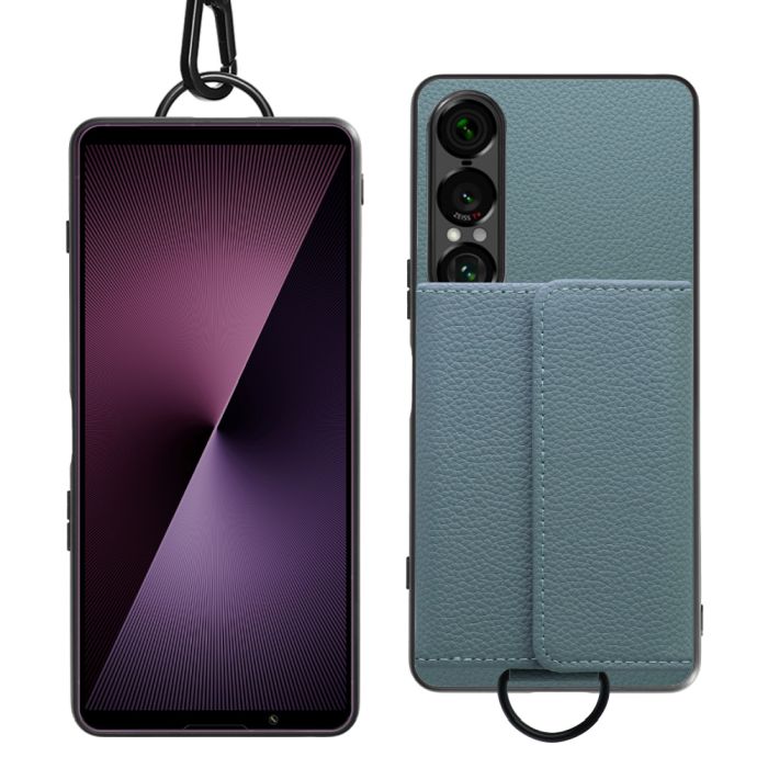 [ LOOF WALLET-SHELL ] Xperia 1 VII SO-51F  ケース カバー スマホケース ショルダー スマホショルダー 本革 背面収納 財布 カード入れ [ Xperia 1 VII ]