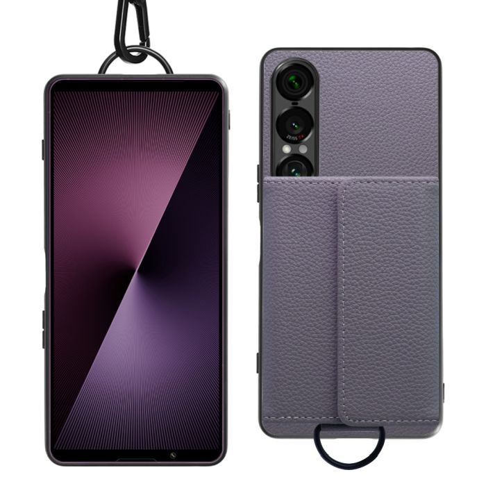 [ LOOF WALLET-SHELL ] Xperia 1 VII SO-51F  ケース カバー スマホケース ショルダー スマホショルダー 本革 背面収納 財布 カード入れ [ Xperia 1 VII ]