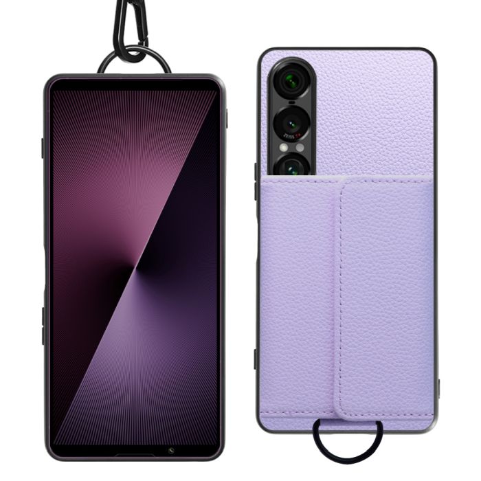 [ LOOF WALLET-SHELL ] Xperia 1 VII SO-51F  ケース カバー スマホケース ショルダー スマホショルダー 本革 背面収納 財布 カード入れ [ Xperia 1 VII ]