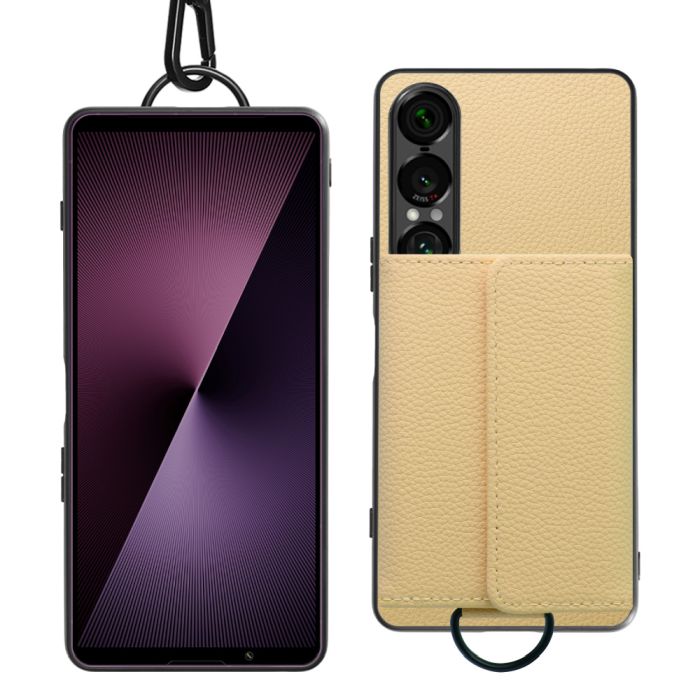 [ LOOF WALLET-SHELL ] Xperia 1 VII SO-51F  ケース カバー スマホケース ショルダー スマホショルダー 本革 背面収納 財布 カード入れ [ Xperia 1 VII ]