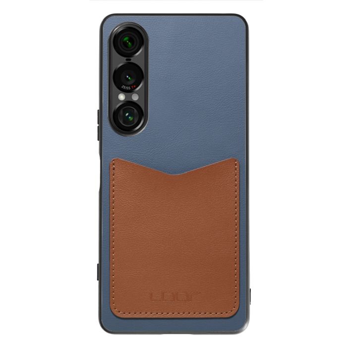 [ LOOF PASS-SHELL (LEATHER Ver.) ] Xperia 1 VII SO-51F スマホケース 背面 ケース カバー ハードケース カード収納 カードホルダー ストラップホール [ Xperia 1 VII ]