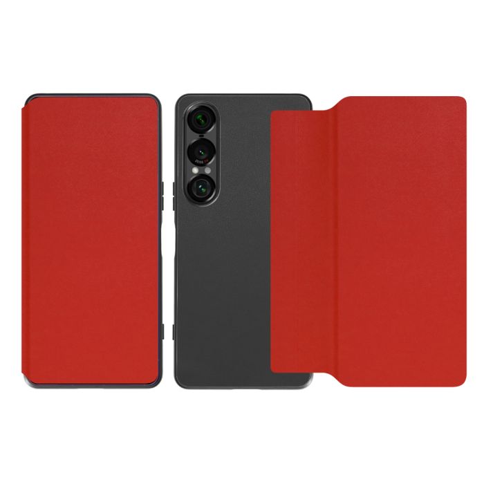 [ LOOF SLIM-FIT ] Xperia 1 VII SO-51F スマホケース 背面 ケース カバー 手帳型 ハードケース カード収納 ポケットあり/なし マグネットなし ストラップホール [ Xperia 1 VII ]
