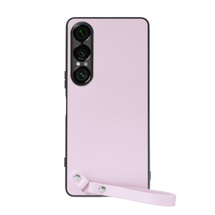 [ LOOF MACARON-SHELL ] Xperia 1 VII SO-51F スマホケース 背面 ケース カバー ハードケース ストラップ付き 本革 ストラップホール [ Xperia 1 VII ]