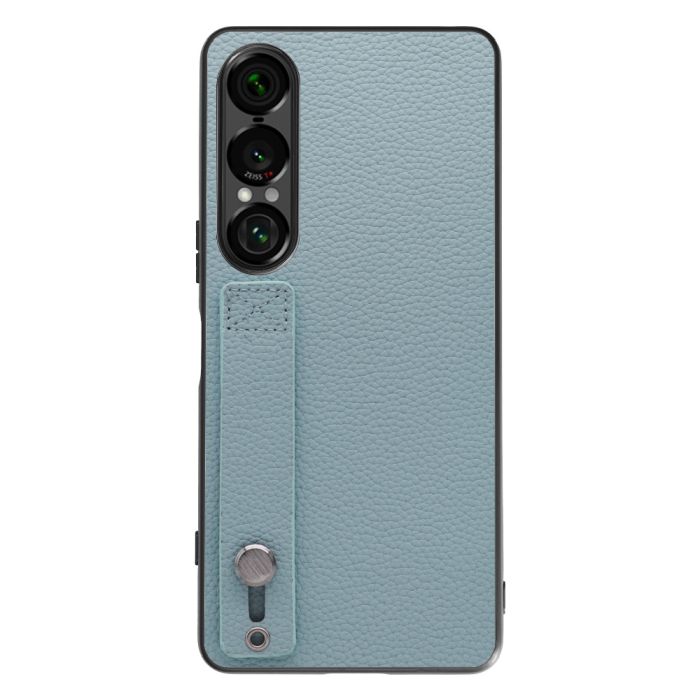 [ LOOF HOLD-SHELL ] Xperia 1 VII SO-51F スマホケース 背面 ケース カバー ハードケース 背面ベルト 本革 ストラップホール [ Xperia 1 VII ]