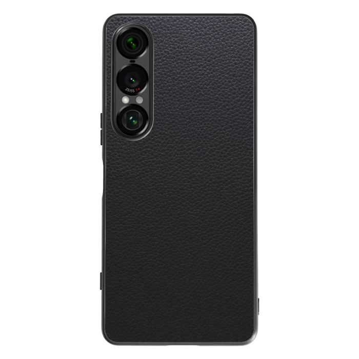 [ LOOF LUXURY-SHELL ] Xperia 1 VII SO-51F スマホケース 背面 ケース カバー ハードケース 本革 ストラップホール [ Xperia 1 VII ]