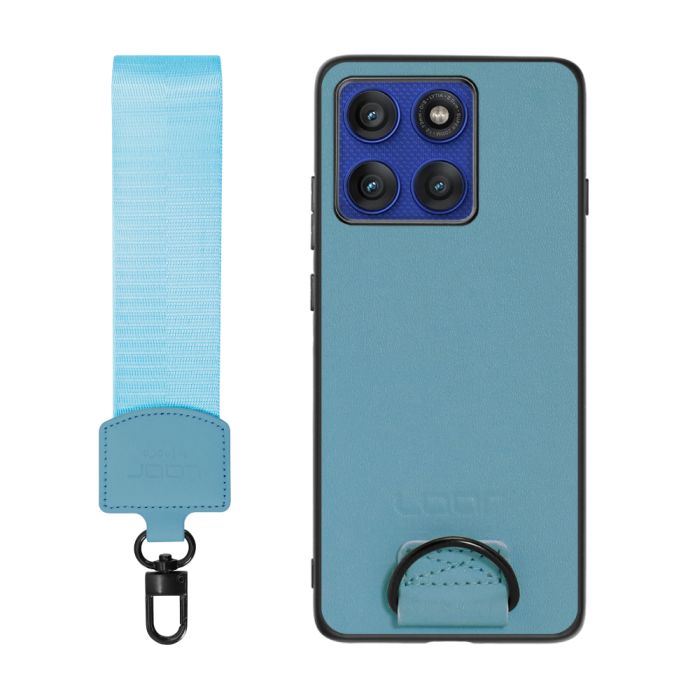 [ LOOF STRAP-SHELL (ショートVer.) ] motorola edge 60 pro / 60s pro  スマホケース 背面 ケース カバー ハードケース ハンドストラップ  本革 [ motorola edge 60 pro / 60s pro ]