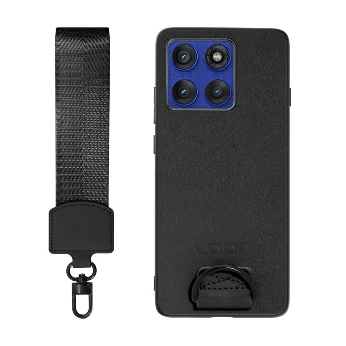 [ LOOF STRAP-SHELL (ショートVer.) ] motorola edge 60 pro / 60s pro  スマホケース 背面 ケース カバー ハードケース ハンドストラップ  本革 [ motorola edge 60 pro / 60s pro ]