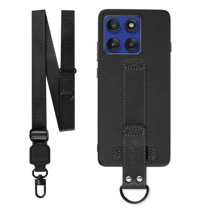 [ LOOF STRAP-SHELL (ロング+ Ver.) ] motorola edge 60 pro / 60s pro  スマホケース 背面 ケース カバー ハードケース ショルダーベルト  本革 [ motorola edge 60 pro / 60s pro ]