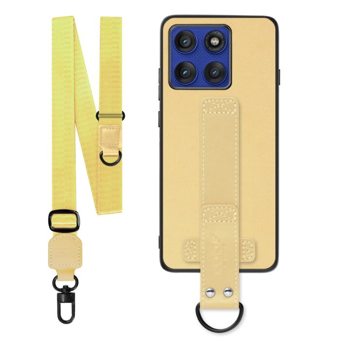 [ LOOF STRAP-SHELL (ロング+ Ver.) ] motorola edge 60 pro / 60s pro  スマホケース 背面 ケース カバー ハードケース ショルダーベルト  本革 [ motorola edge 60 pro / 60s pro ]