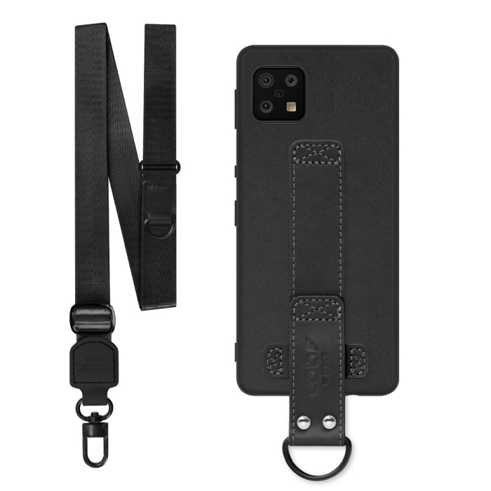 [ LOOF STRAP-SHELL (ロング+ Ver.) ] AQUOS sense6s /sense6 sense 6s 6 スマホケース 背面 ケース カバー ハードケース ショルダーベルト  本革 [ AQUOS sense6/sense6s ]