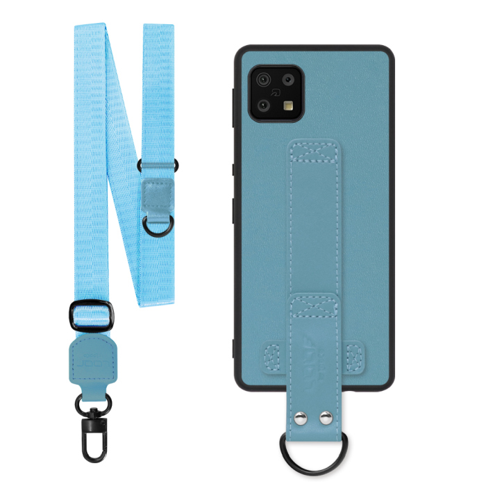 [ LOOF STRAP-SHELL (ロング+ Ver.) ] AQUOS sense6s /sense6 sense 6s 6 スマホケース 背面 ケース カバー ハードケース ショルダーベルト  本革 [ AQUOS sense6/sense6s ]