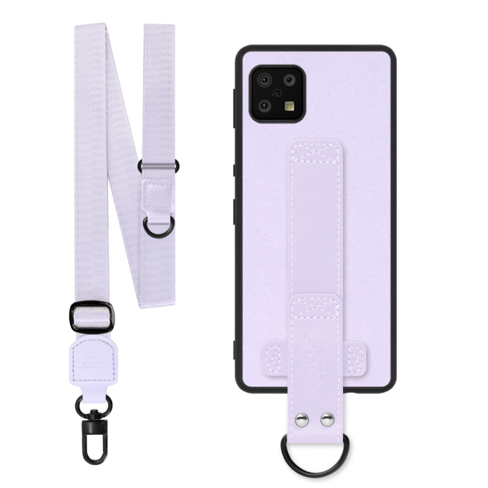 [ LOOF STRAP-SHELL (ロング+ Ver.) ] AQUOS sense6s /sense6 sense 6s 6 スマホケース 背面 ケース カバー ハードケース ショルダーベルト  本革 [ AQUOS sense6/sense6s ]