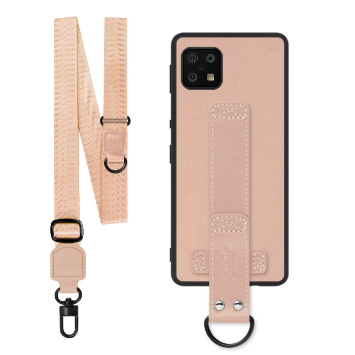 [ LOOF STRAP-SHELL (ロング+ Ver.) ] AQUOS sense6s /sense6 sense 6s 6 スマホケース 背面 ケース カバー ハードケース ショルダーベルト  本革 [ AQUOS sense6/sense6s ]