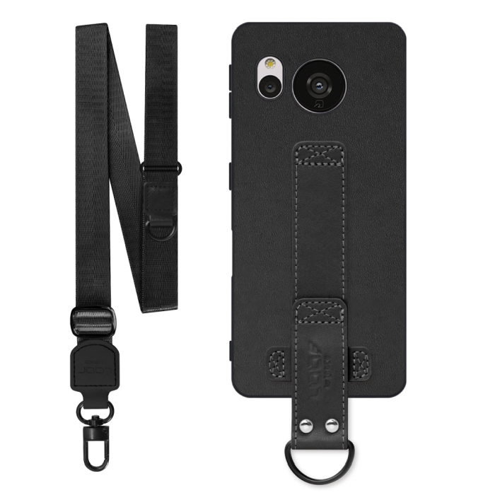 [ LOOF STRAP-SHELL (ロング+ Ver.) ] AQUOS sense7 Plus sense7plus 7plus sense 7 スマホケース 背面 ケース カバー ハードケース ショルダーベルト  本革 [ AQUOS sense7 Plus ]