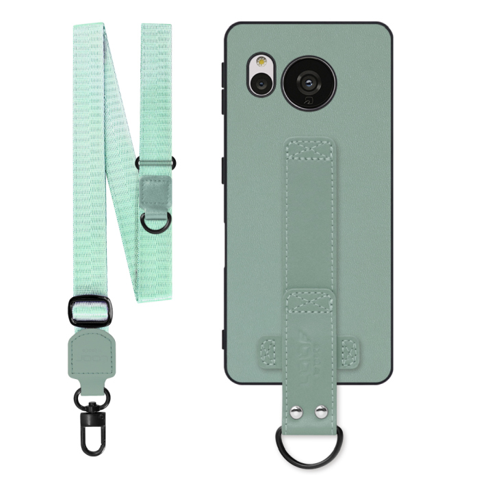 [ LOOF STRAP-SHELL (ロング+ Ver.) ] AQUOS sense7 Plus sense7plus 7plus sense 7 スマホケース 背面 ケース カバー ハードケース ショルダーベルト  本革 [ AQUOS sense7 Plus ]