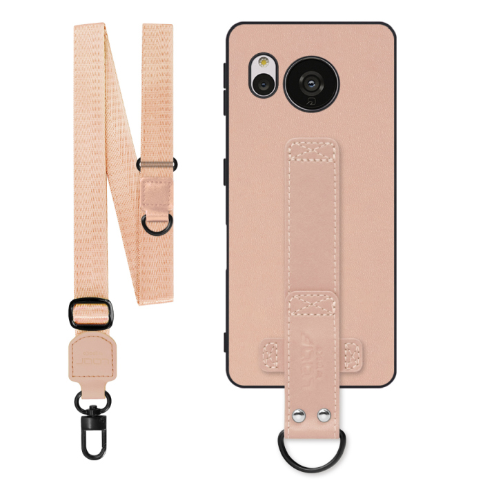 [ LOOF STRAP-SHELL (ロング+ Ver.) ] AQUOS sense7 Plus sense7plus 7plus sense 7 スマホケース 背面 ケース カバー ハードケース ショルダーベルト  本革 [ AQUOS sense7 Plus ]
